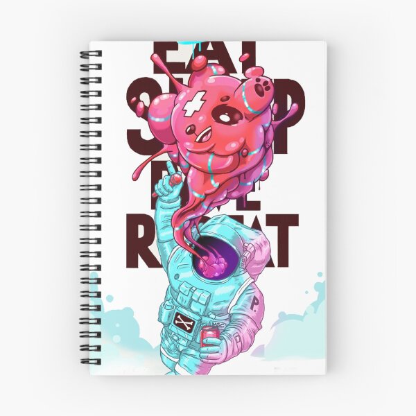 Item preview, Eat, Sleep, Rave, Repeat, Astronaut designed and sold by MusicSkateboard.