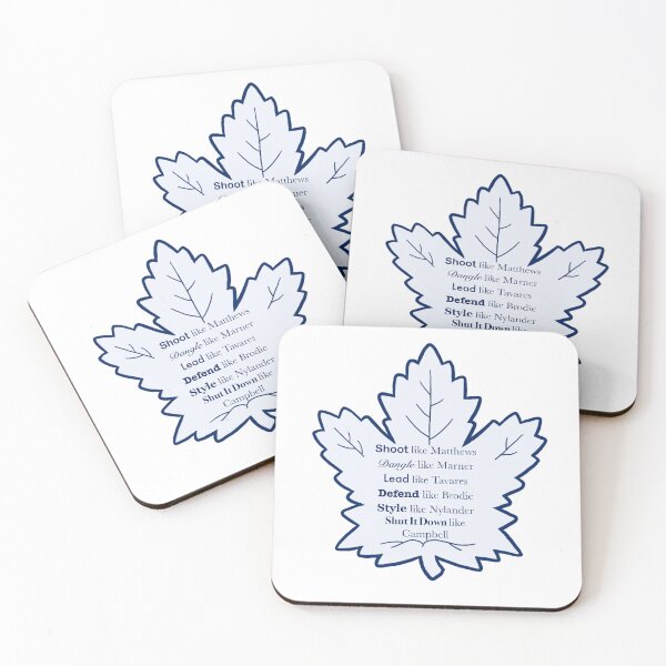 Item preview, Living Like the Maple Leafs - White designed and sold by FanForgedApparel.