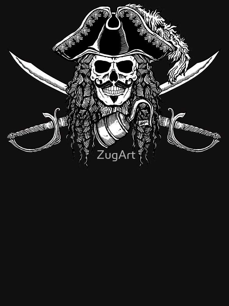 "Cap�n Hook Jolly Roger" Unisex TShirt by ZugArt Redbubble "Cap�n Hook Jolly Roger" Unisex TShirt by ZugArt Redbubble