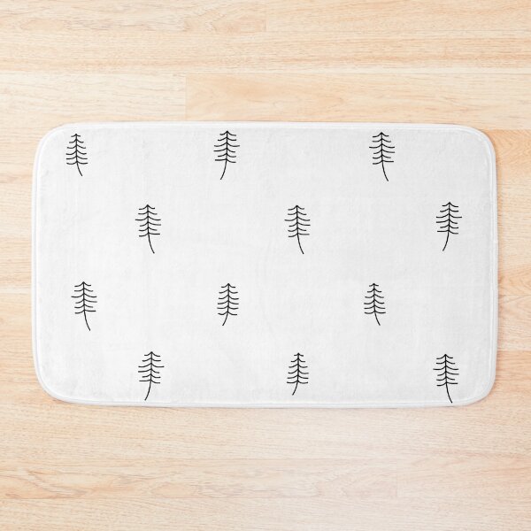 Item preview, fir tree pattern forest simple cute tree black designed and sold by artirio.