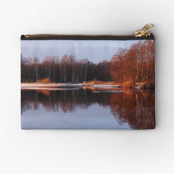 Item preview, winter landscape by the water golden hour designed and sold by mrivserg.