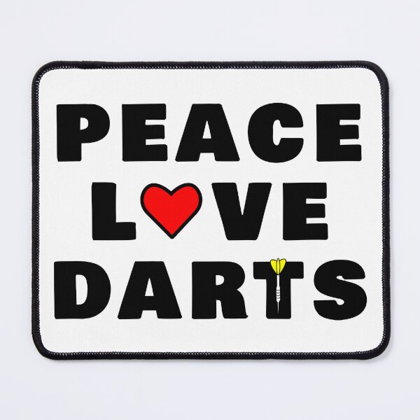 Item preview, Peace. Love. Darts designed and sold by TheGreenGoat.