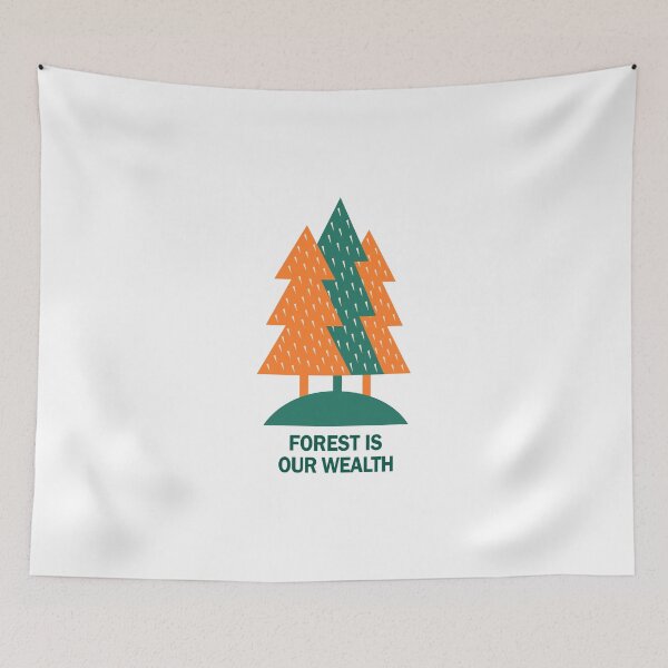 Aperçu de l'œuvre La forêt est notre richesse créée et vendue par SpringForever.