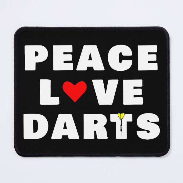 Item preview, Peace. Love. Darts designed and sold by TheGreenGoat.