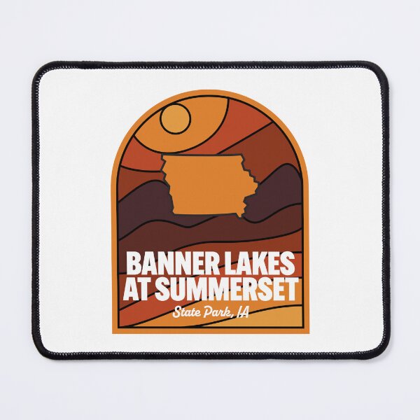 Item preview, Banner Lakes at Summerset State Park Iowa designed and sold by HalpinDesign.