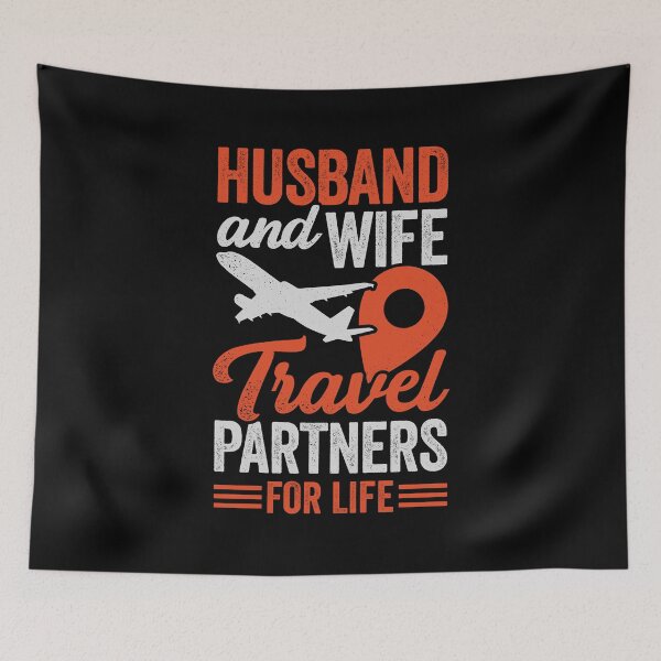 Item preview, Husband And Wife Travel Partners For Life designed and sold by Marcid95.