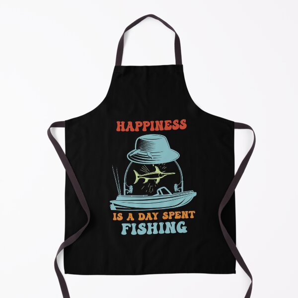 Item preview, Happiness is a Day Spent Fishing Funny Fishing Lovers Cool Colorful Art Fish Gift Fishing Great Quote designed and sold by pedrored369.