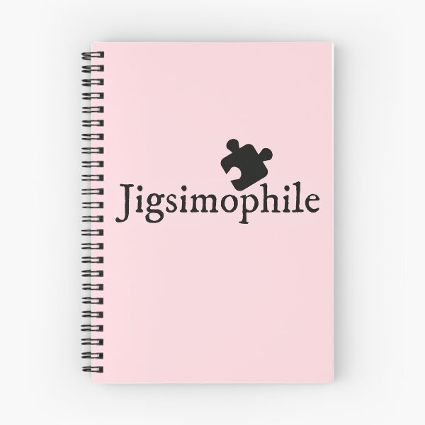 Item preview, Pink Jigsimophile Jigsaw Puzzle Lover Funny Academic Nerd Term designed and sold by IceCreamMuseum.