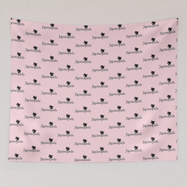 Item preview, Pink Jigsimophile Jigsaw Puzzle Lover Funny Academic Nerd Term designed and sold by IceCreamMuseum.