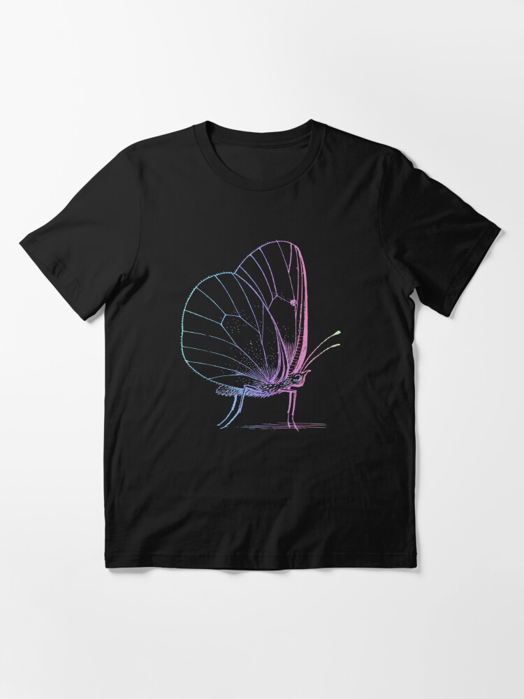 Round wing butterfly in holographic colors