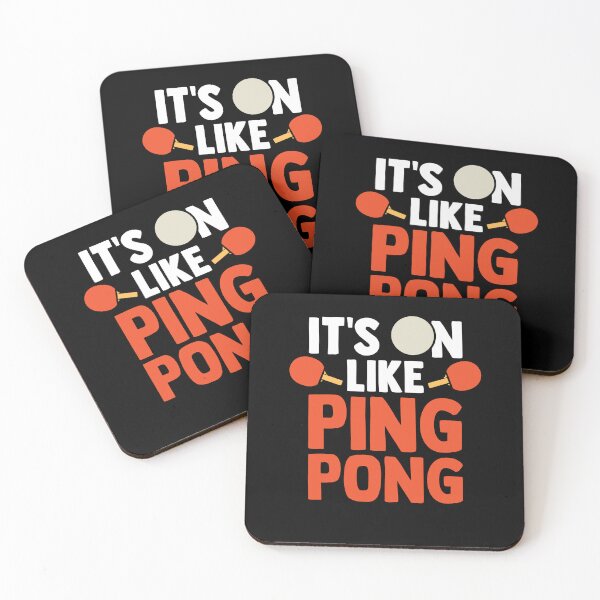Item preview, It's On Ping Pong Funny Whiff Whaff Table Tennis Player designed and sold by Nessshirts.