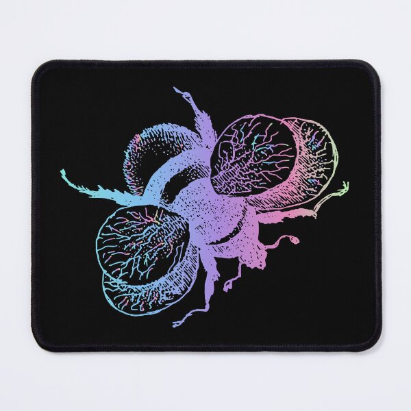 Item preview, Big fuzzy bee in holographic colors designed and sold by PrintsyGal.