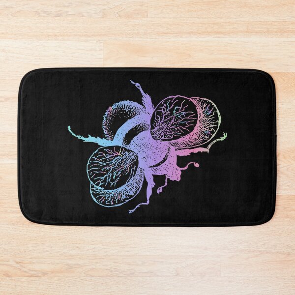 Item preview, Big fuzzy bee in holographic colors designed and sold by PrintsyGal.
