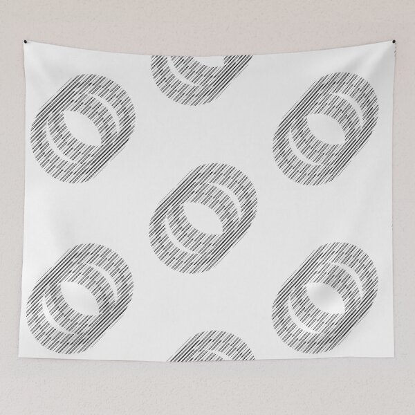 Item preview, Circles with black and white lines designed and sold by Meo Design.