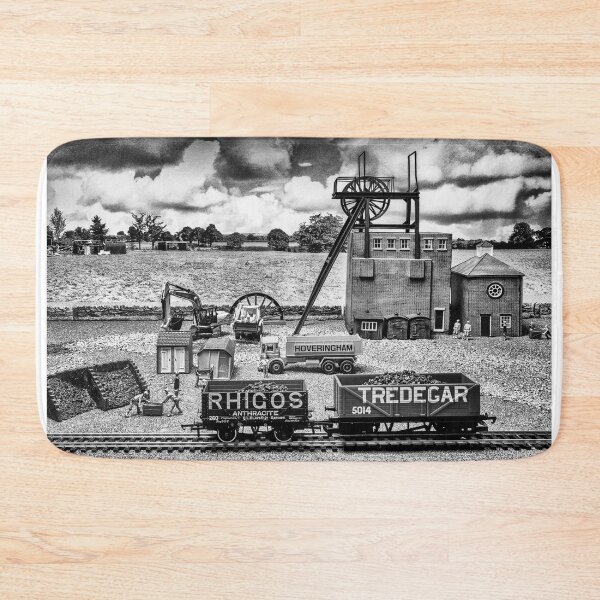 Item preview, Smallville Colliery 1 Black And White designed and sold by Steve Purnell Photography.