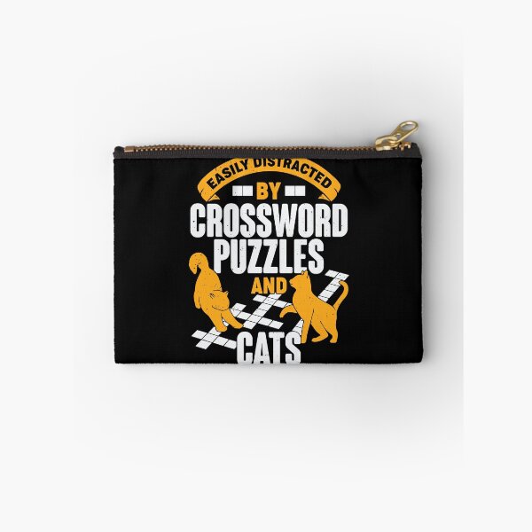 Item preview, Easily Distracted By Crossword Puzzles And Cats designed and sold by Marcid95.