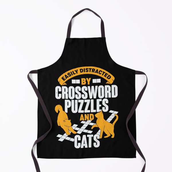 Item preview, Easily Distracted By Crossword Puzzles And Cats designed and sold by Marcid95.