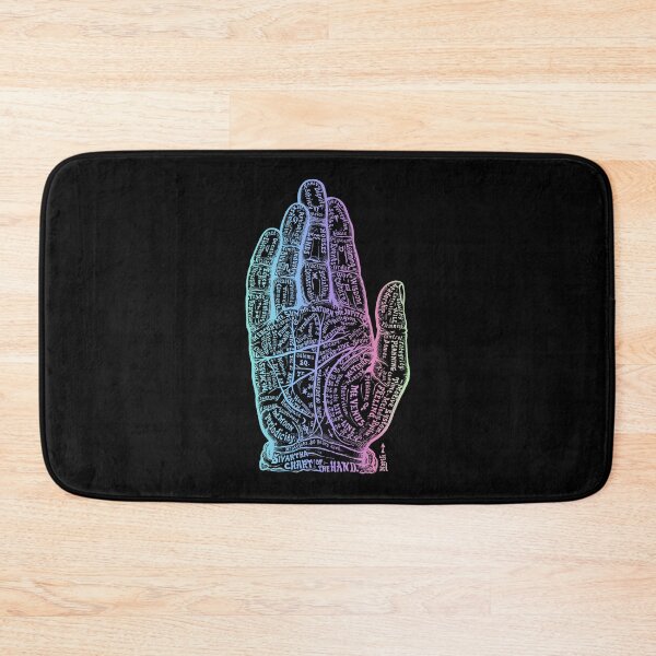 Item preview, palm physiognomy magic in holographic colours designed and sold by PrintsyGal.