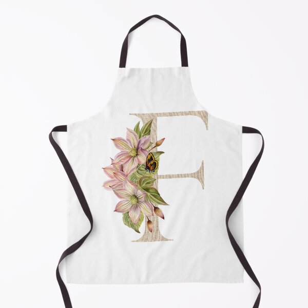 Item preview, Vintage Beige Letter F With Abstract Flowers and Leaves. Floral Letter F designed and sold by silviaol.