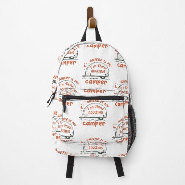 Item preview, I'm Done Adulting,I'm Done Adulting Where Is My Camper Orange And Green Design funny Great Idea Saying designed and sold by pedrored369.