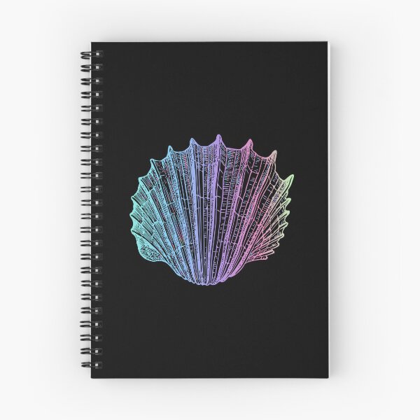 Item preview, Sea shell in holographic colors designed and sold by PrintsyGal.