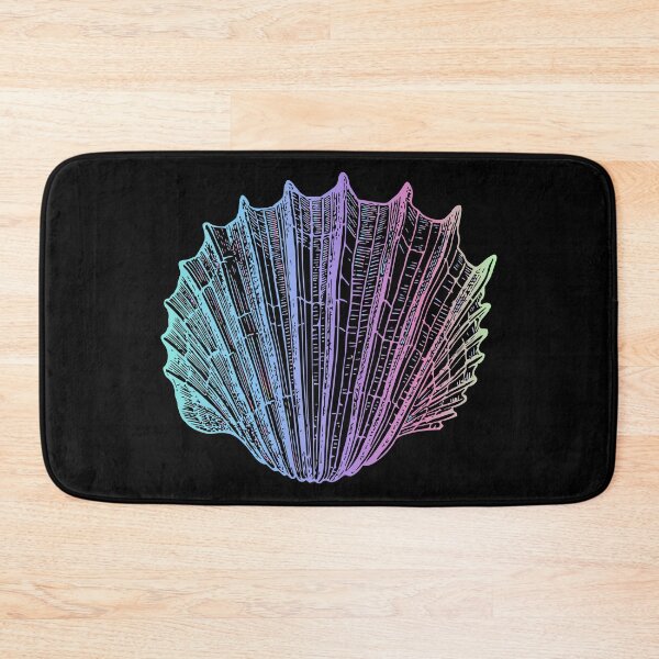 Item preview, Sea shell in holographic colors designed and sold by PrintsyGal.