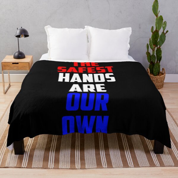Item preview, The Safest Hands Are Our Own (Red, White and Blue) designed and sold by DafyddEm.