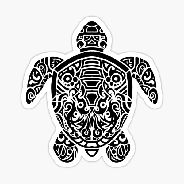 Tribal Turtle Sticker