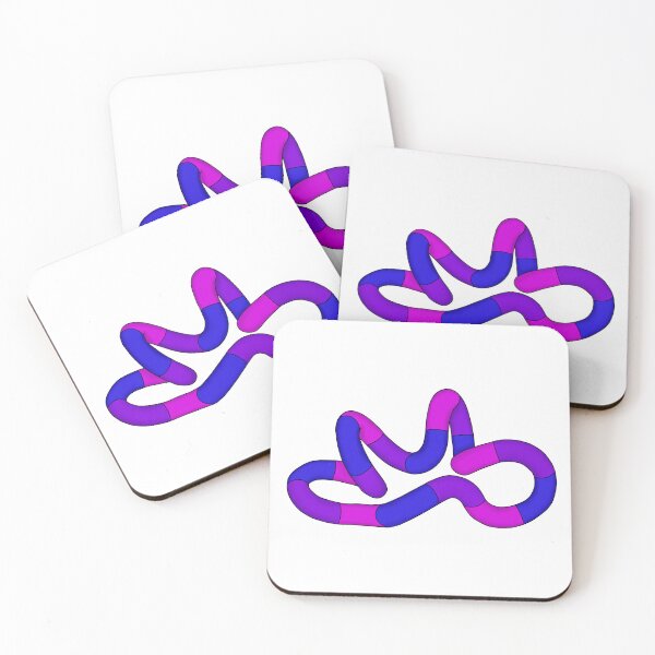 Item preview, Bisexual pride Tangle  designed and sold by Fantistic  on Redbubble.
