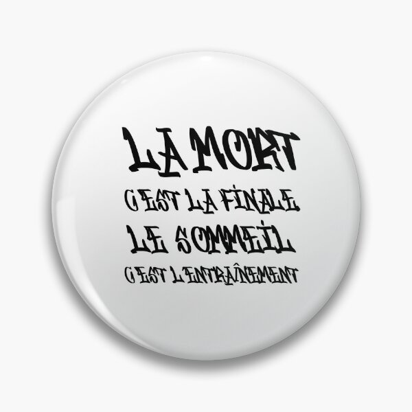 Item preview, Death is the final - orelsan designed and sold by JaMatt1983.