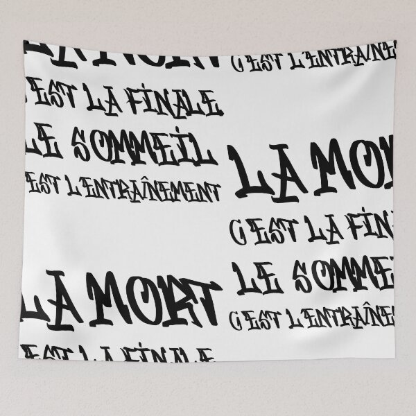 Item preview, Death is the final - orelsan designed and sold by JaMatt1983.
