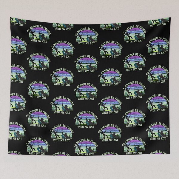 Item preview, Id Rather Be Fishing With My Cat, Id Rather Be Fishing, Cats that love to fish designed and sold by Rally-Girl.