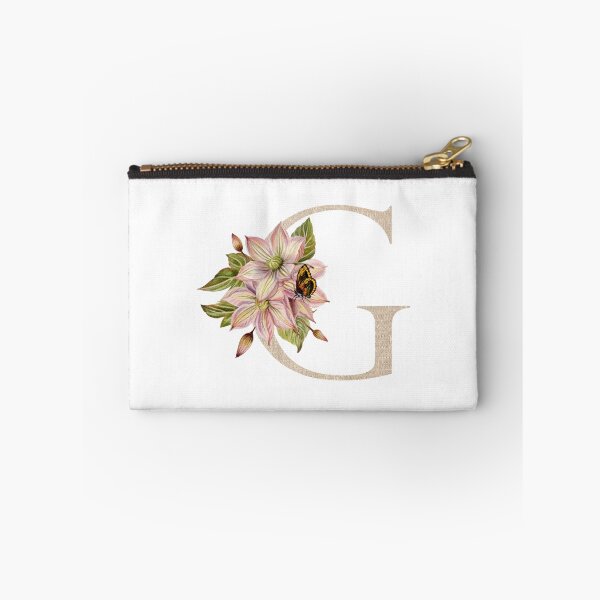 Item preview, Vintage Beige Letter G With Abstract Flowers and Leaves. Floral Letter Monogram G designed and sold by silviaol.