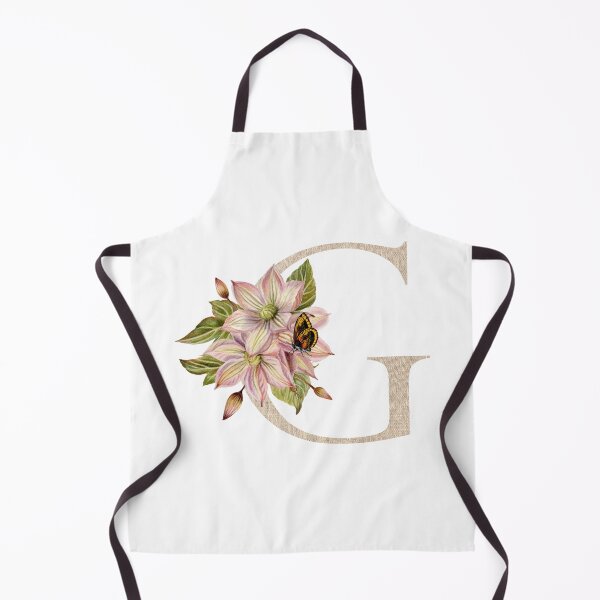 Item preview, Vintage Beige Letter G With Abstract Flowers and Leaves. Floral Letter Monogram G designed and sold by silviaol.