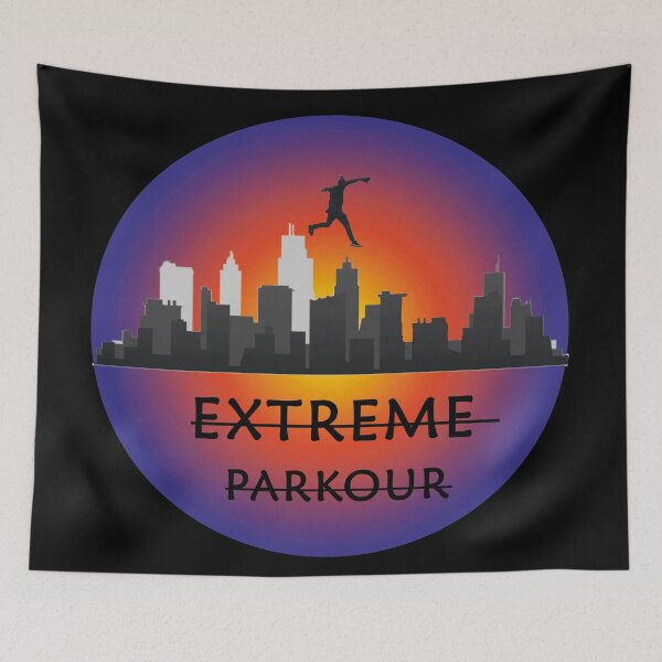 Item preview, Extreme Pakour colorful designed and sold by SoniaCoteStudio.