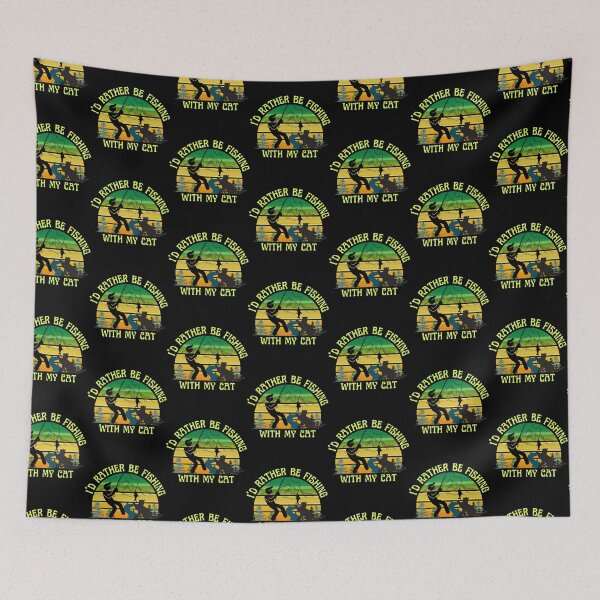 Item preview, Id Rather Be Fishing With My Cat, Id Rather Be Fishing, Cats that love to fish designed and sold by Rally-Girl.