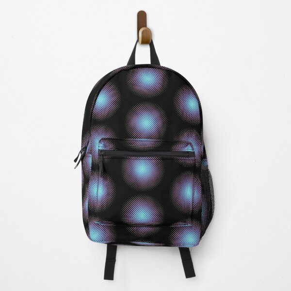 Item preview, Halftone retro pattern circle in holographic colors designed and sold by PrintsyGal.