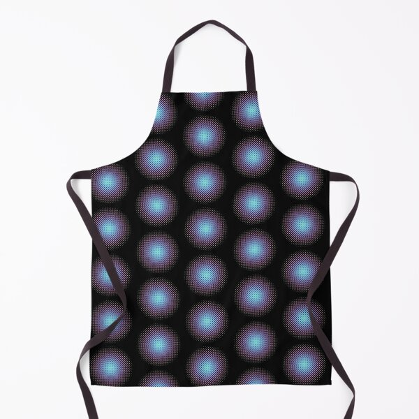 Item preview, Halftone retro pattern circle in holographic colors designed and sold by PrintsyGal.