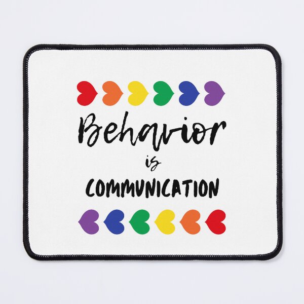 Aperçu de l'œuvre Le comportement est la communication créée et vendue par BronikowskiART.