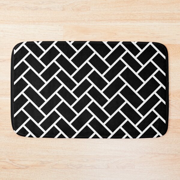 Item preview, Ojiro white and black - Wagara, Japanese pattern designed and sold by Ukiyograph.