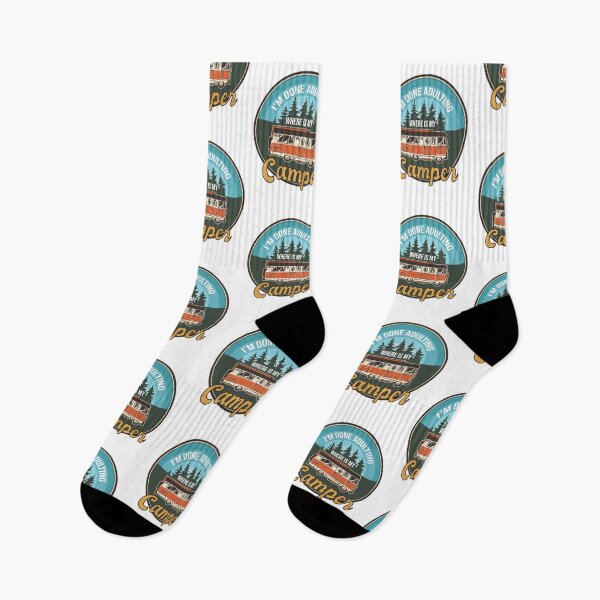 Item preview, I'm Done Adulting Where Is My Camper Camp sarcastic Gift funny Great Idea Quote designed and sold by pedrored369.