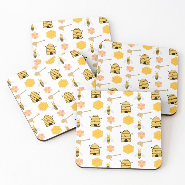 Item preview, Paquete de pegatinas de abeja de miel designed and sold by Lucha-Morena.