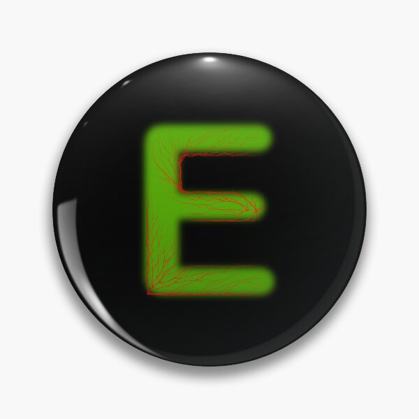 Item preview, letter E,red and green art work   designed and sold by ismdesigner.