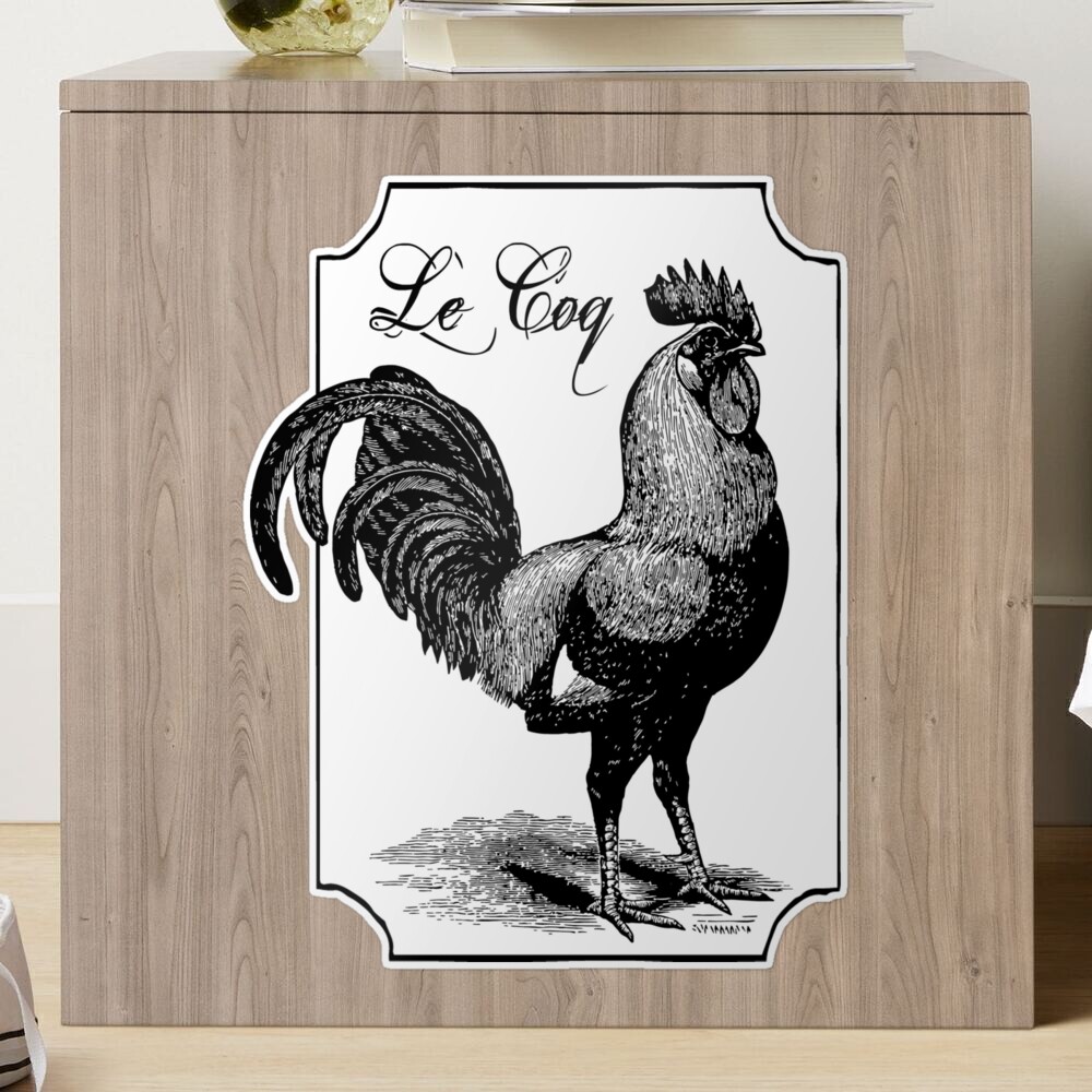 Rooster Dictionary Art Print Chicken With Glasses Rooster 