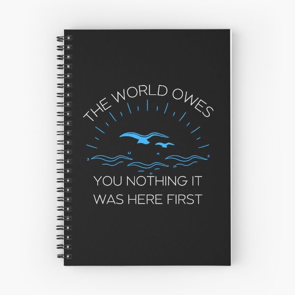 Item preview, The World Owes You Nothing designed and sold by Mental-Progress.