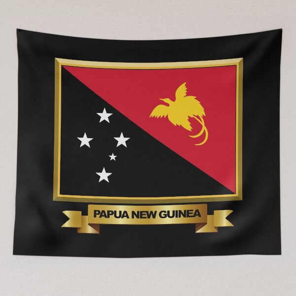 Item preview, PAPUA NEW GUINEA Flag Gifts, Masks, Stickers & Products (N) designed and sold by mpodger.