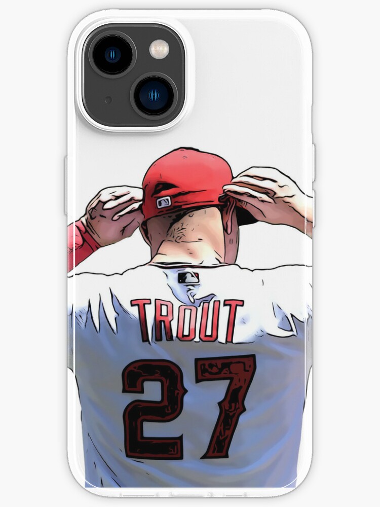 MIKE TROUT LOS ANGELES ANGELS iPhone 14 Pro Case Cover