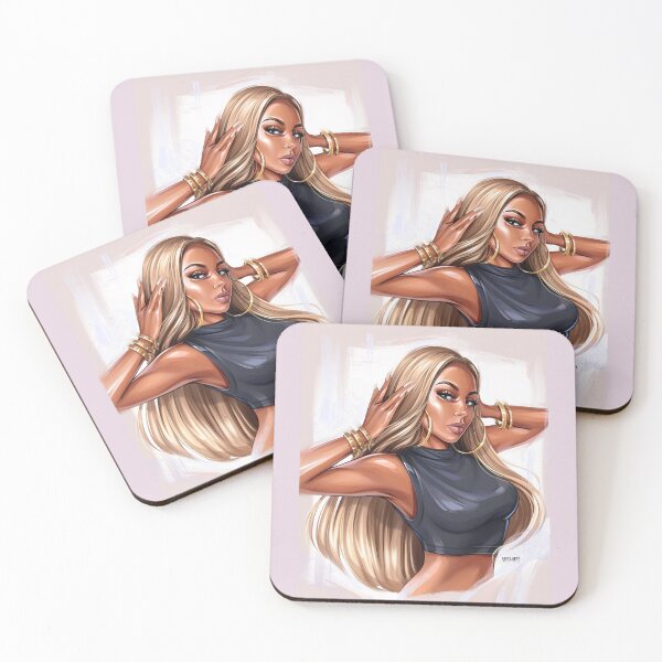 Item preview, Blonde Instagram girl designed and sold by KattyArty.