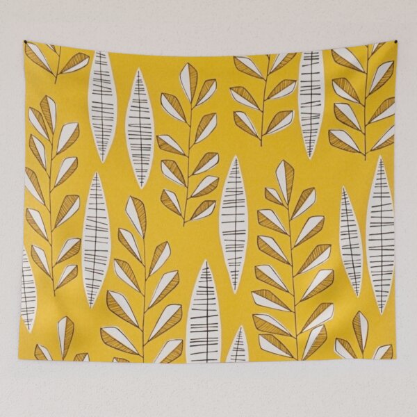 Item preview, Yellow & White leaves  designed and sold by fudgecream.