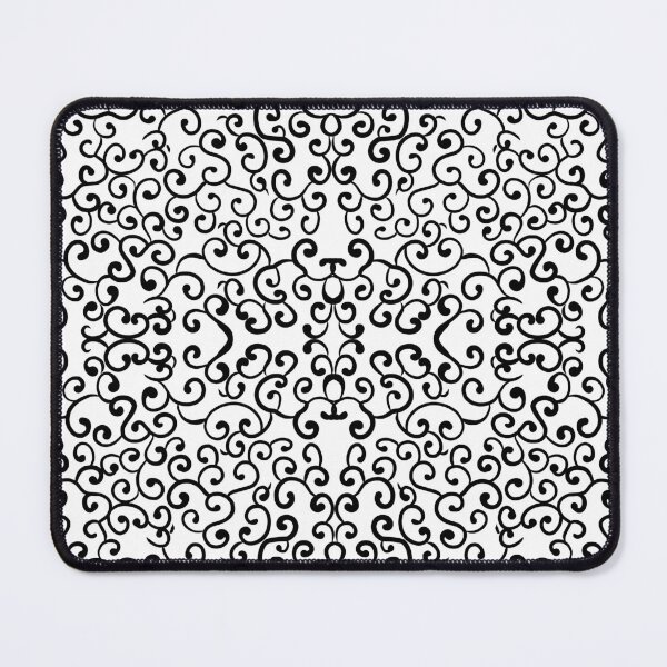 Item preview, Black and white Karakusa - Wagara, Japanese pattern designed and sold by Ukiyograph.